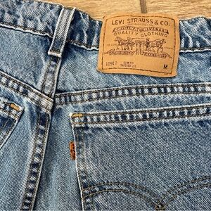 Vintage Levi's Orange Tab Size 11 M 10912 Slim Fit Tapered Leg Blue Jeans